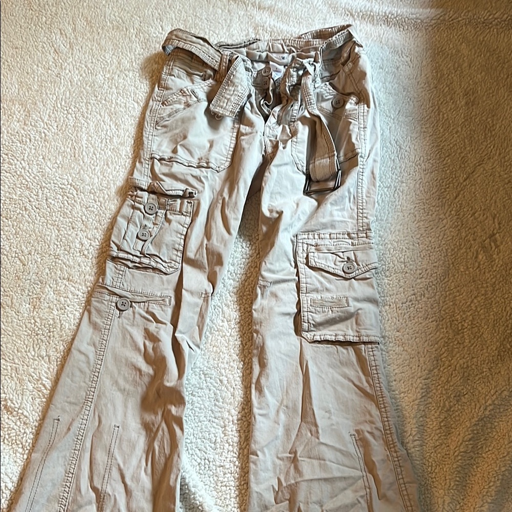 Garage Tan Cargo Pants Relaxed Fit
